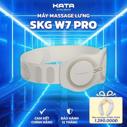 Đai massage lưng SKG W7 Pro (phiên bản quốc tế có app)