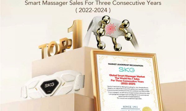 Máy Massage SKG Đạt Chứng Nhận Máy Massage Số 1 Thế Giới