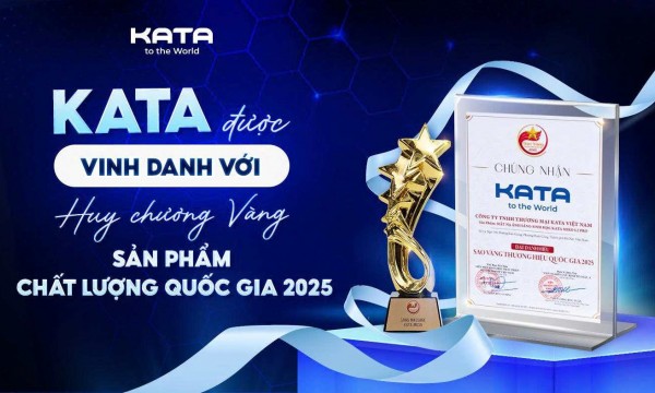 KATA được vinh danh với Huy chương Vàng Sản phẩm Chất lượng Quốc gia 2025