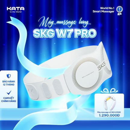 Đai massage lưng SKG W7 Pro (phiên bản quốc tế có app)