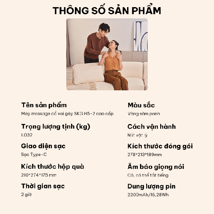 thông số kỹ thuật skg h5-2