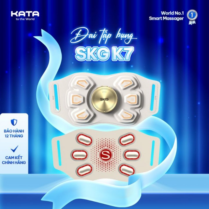 Đai tập bụng SKG K7 chính hãng