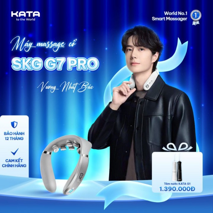 Máy massage cổ SKG G7 PRO-E chính hãng
