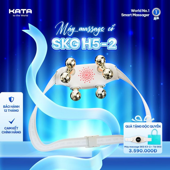 Mua máy SKG H5-2 với nhiều khuyến mại hấp dẫn tại KATA Tech