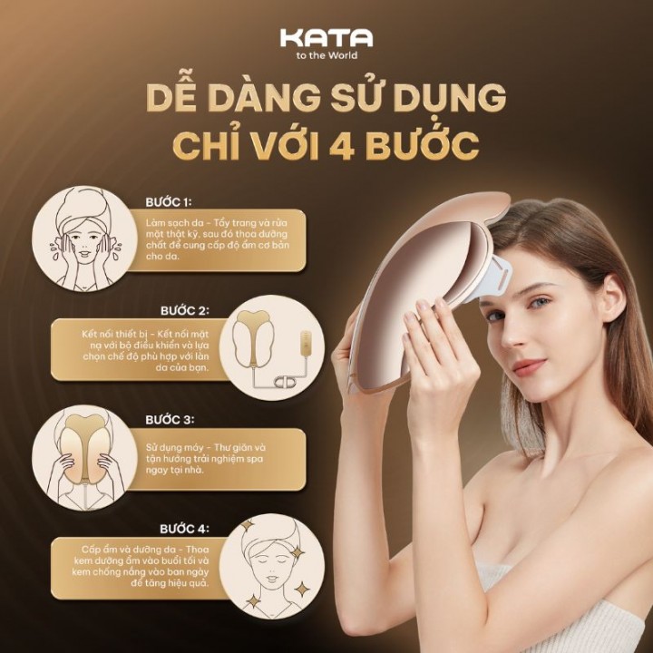 dễ dàng sử dụng với 4 bước