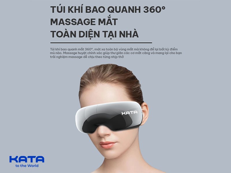 KATA ME10 sở hữu số lượng 9 túi khí massage vượt trội