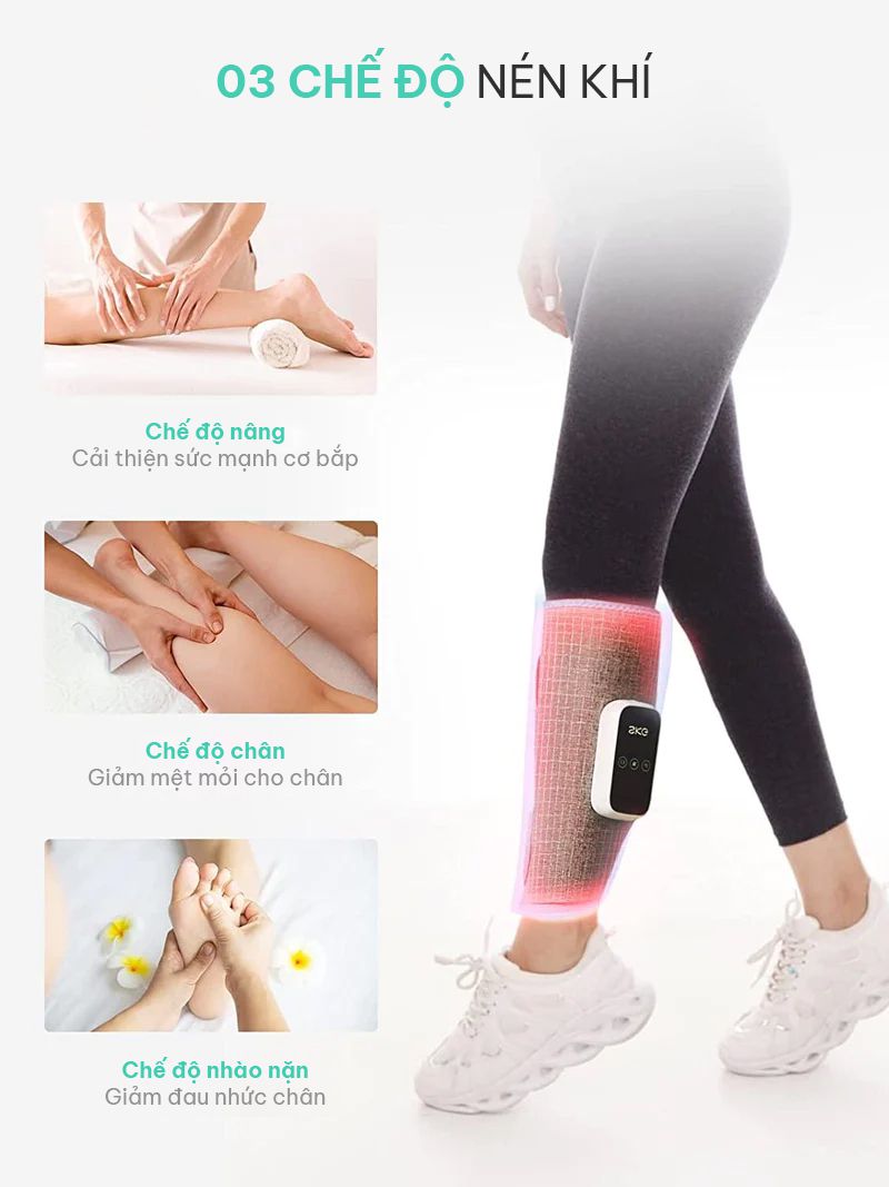 3 chế độ nén khí giúp bạn tùy chọn cơ chế phù hợp