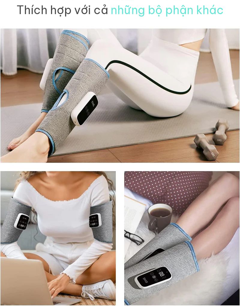 máy massage chân SKG BM3 có thể massage ở nhiều vị trí khác