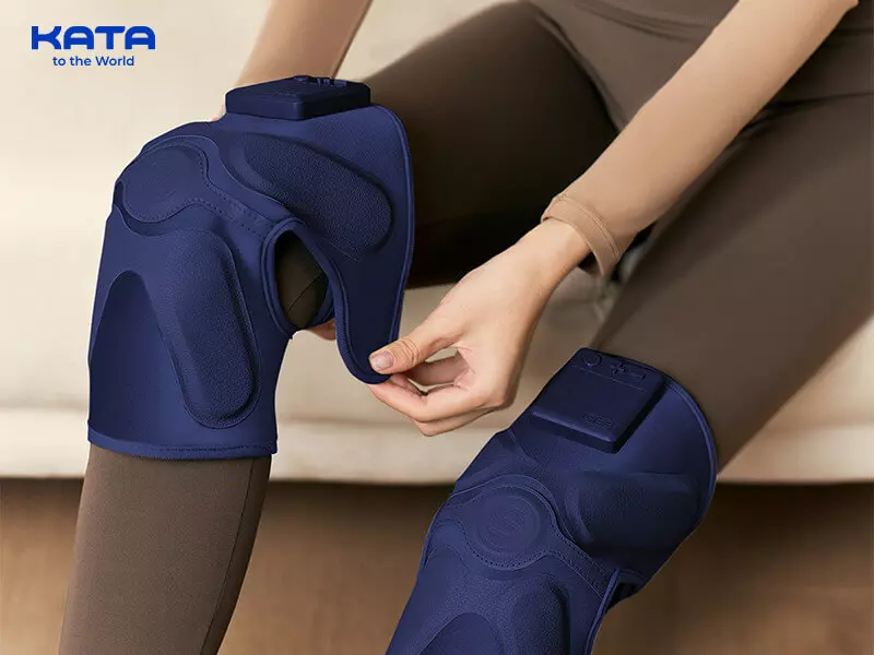 Phiên bản màu xanh dướng máy massage SKG W3 Pro