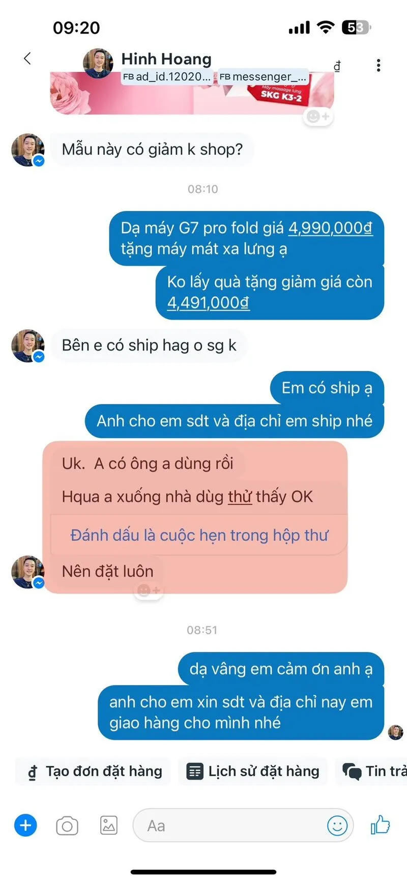 Feedback khách hàng mua và trải nghiệm máy massage cổ SKG G7 Pro-Fold 
