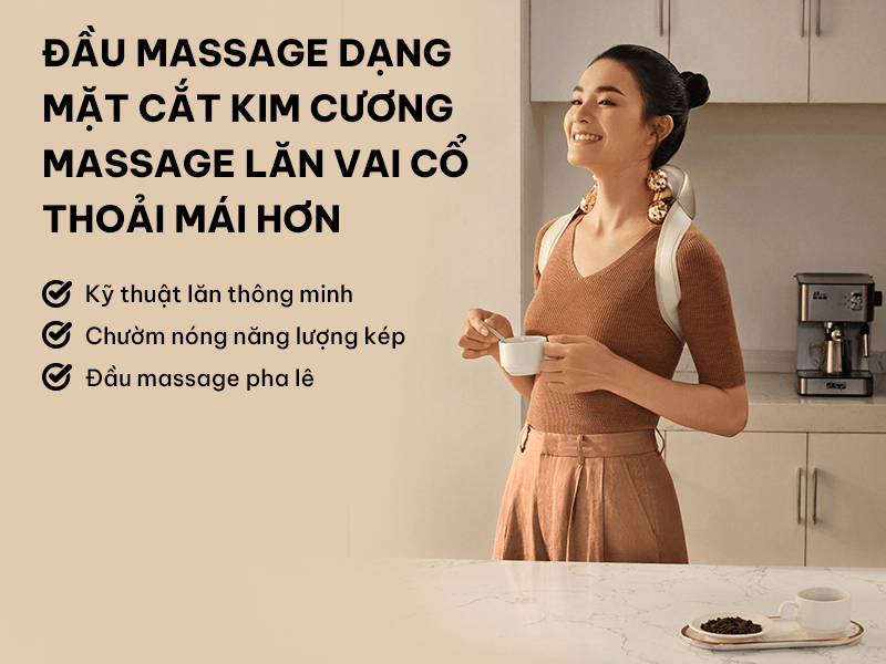 Máy massage cổ vai gáy SKG H5-2 là bước đột phá mới trong lĩnh vực chăm sóc sức khỏe cá nhân.