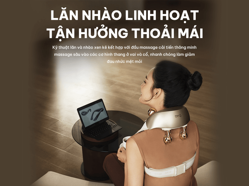 SKG H5-2 sở hữu 3 chế độ massage đa dạng