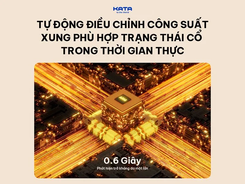 SKG K5-3 trang bị khả năng theo dõi trở kháng da để cải thiện tư thế cổ khoa học hơn