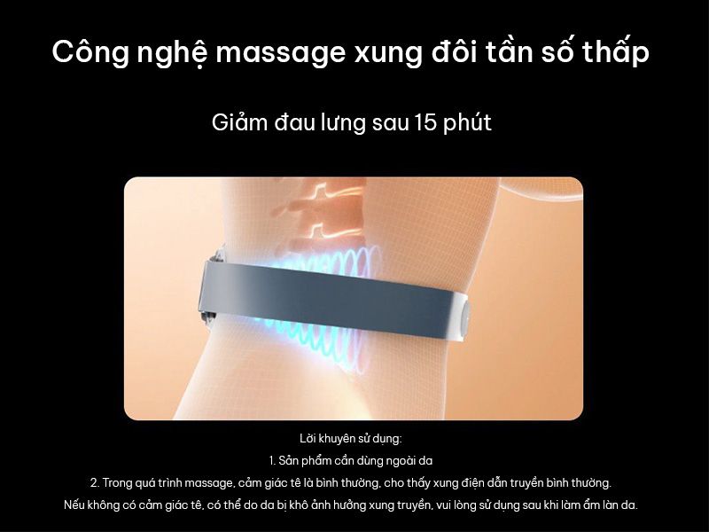 SKG K3-2 sử dụng công nghệ xung kép tần số thấp đặc trưng SKG