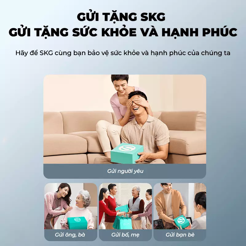 Quà tặng sức khỏe đai massage SKG W7-2