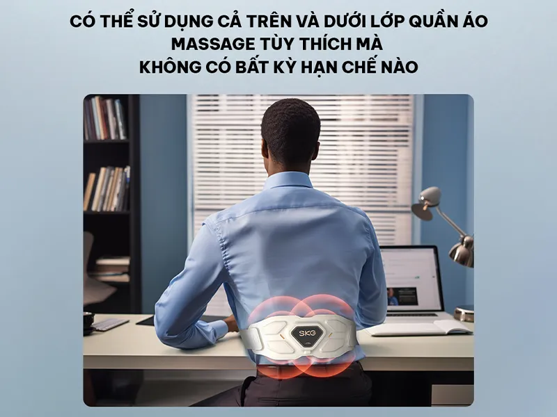 SỬ DỤNG MÁY MASSAGE LƯNG SKG W9 PRO NHƯ THẾ NÀO? 
