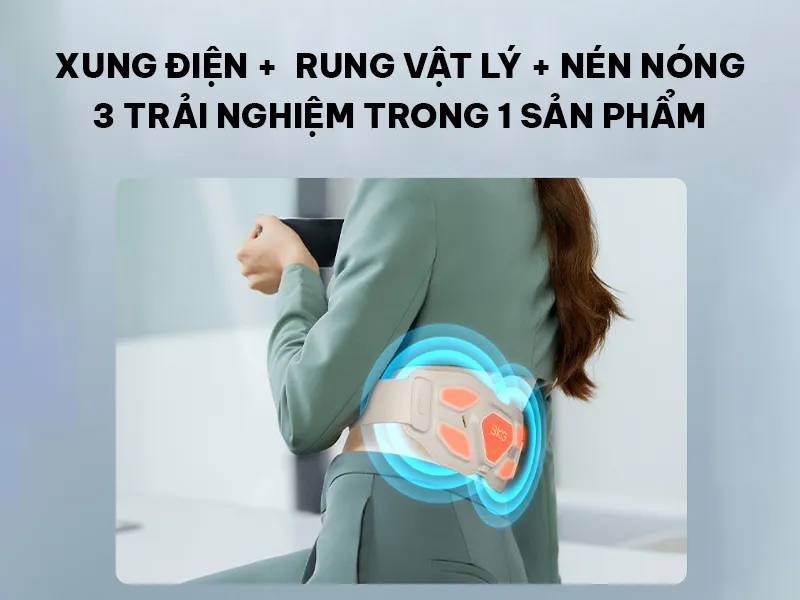 SỬ DỤNG MÁY MASSAGE LƯNG SKG W9 PRO NHƯ THẾ NÀO? 