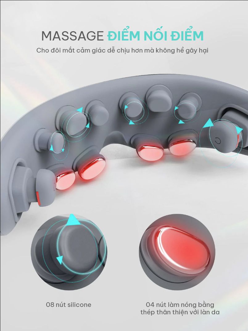 Đặc điểm ưu việt của máy massage mắt SKG E7-EN
