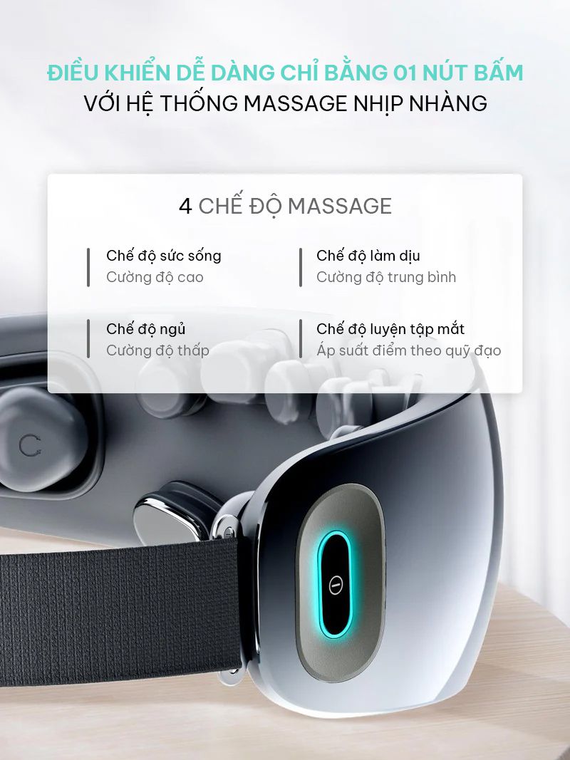 4 chế độ massage khác nhau