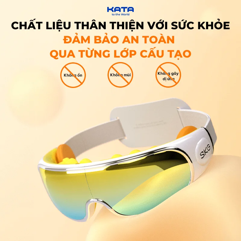 Chất liệu máy massage SKG E7-1 thân thiện với làn da