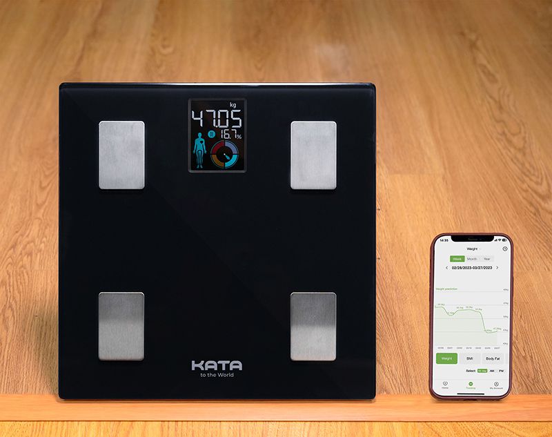 CÂN SỨC KHỎE ĐIỆN TỬ KATA CS20M HIỂN THỊ NHỮNG THÔNG SỐ GÌ?