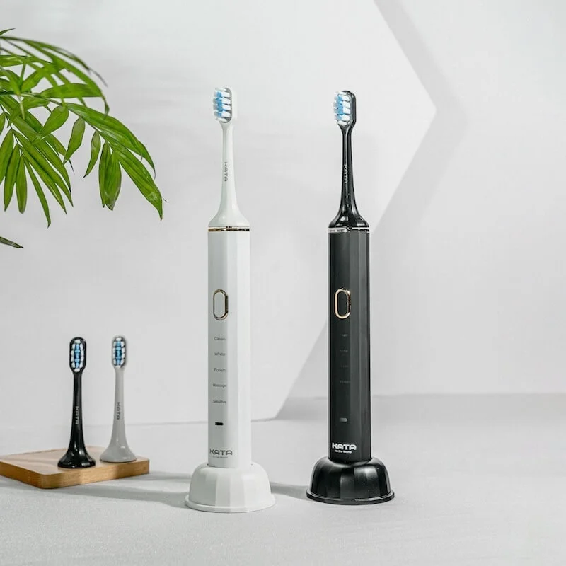 Bàn chải đánh răng điện KATA WT001 công nghệ sóng rung, ánh sáng xanh