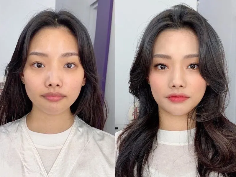 Trang điểm giúp mũi tẹt và ngắn cao và dài hơn