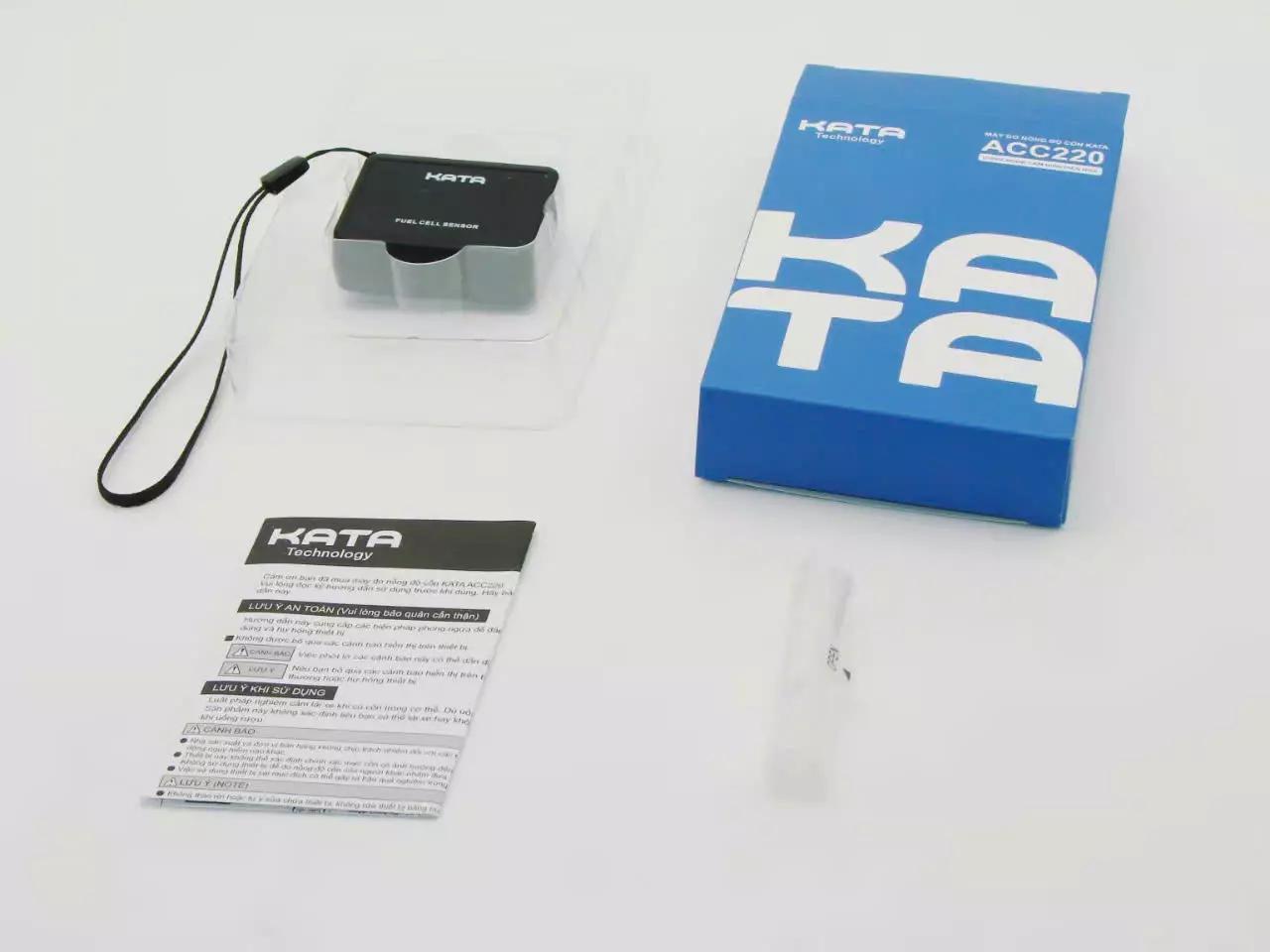 KATA ACC220 hoạt động dựa trên công nghệ cảm biến điện hóa (Fuel Cell)