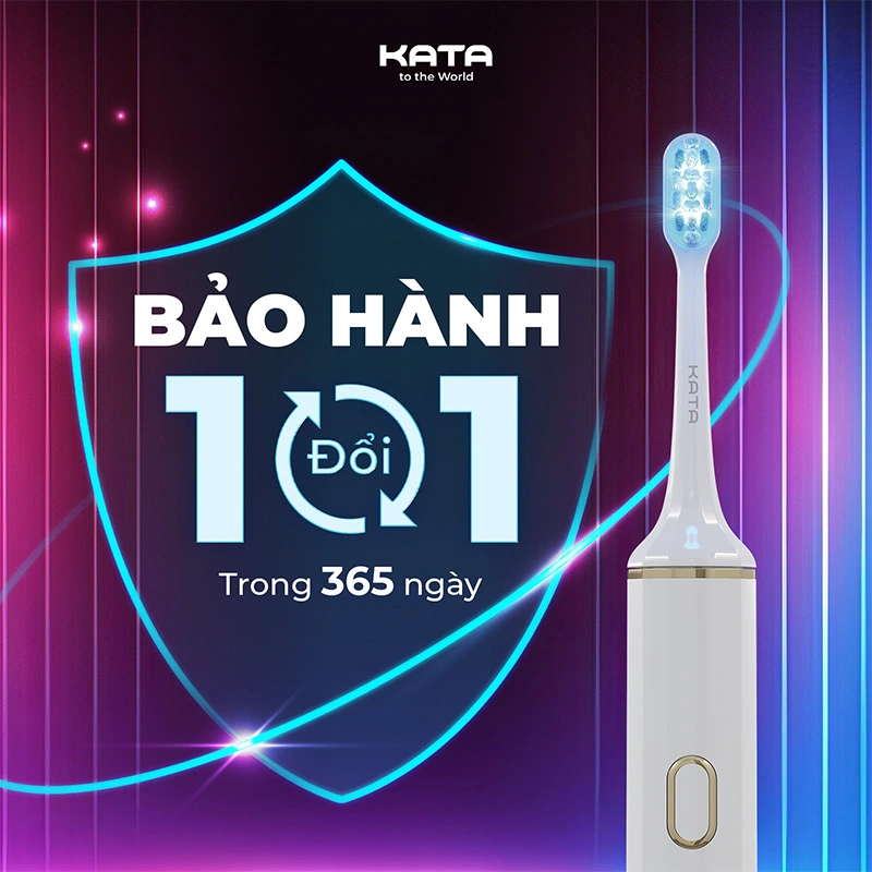 sản phẩm bàn chải điện KATA WT001 được phân phối chính hãng tại KATA Technology