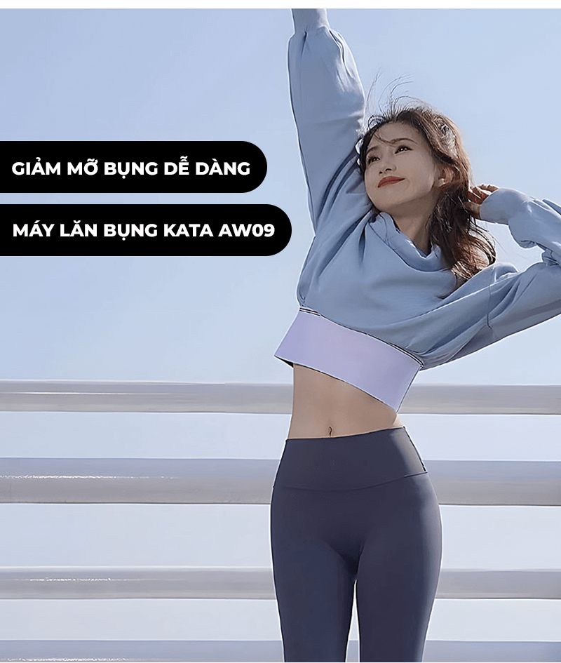 giảm mỡ bụng hiệu quả với con lăn bụng kata aw09