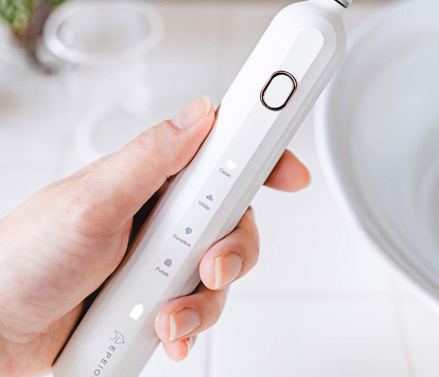 Bàn chải đánh răng điện EPEIOS Sonic ET003 với 4 chế độ làm sạch toàn diện