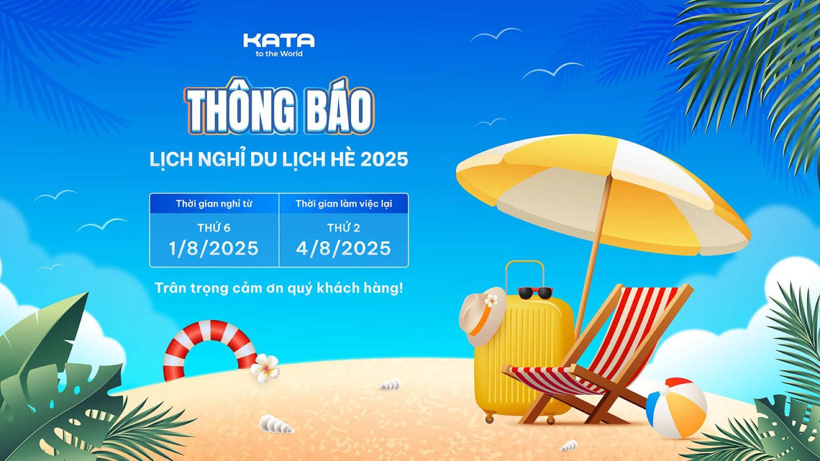 Thông báo nghỉ team buiding