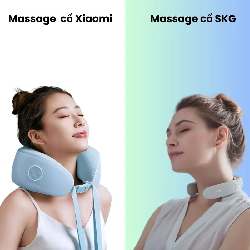 So sánh tính năng máy massage cổ SKG và Xiaomi
