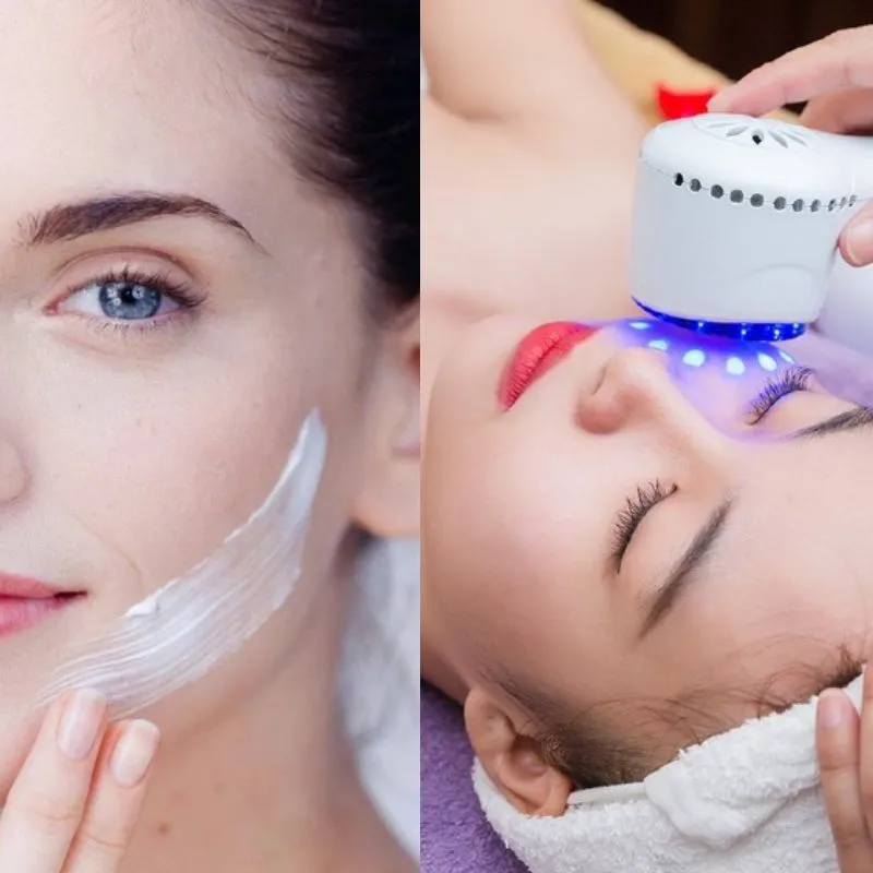so sánh điện di và dùng mỹ phẩm bình thường
