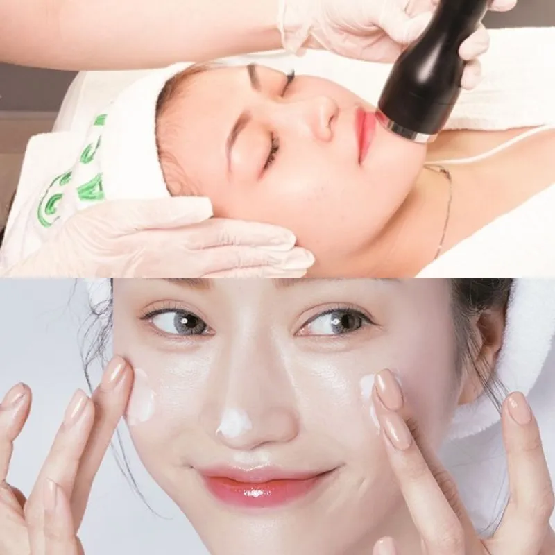So sánh phương pháp điện di tinh chất và dùng mỹ phẩm thông thường