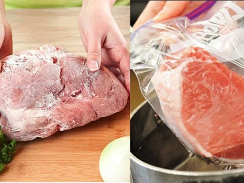 Rã đông thịt heo đúng cách