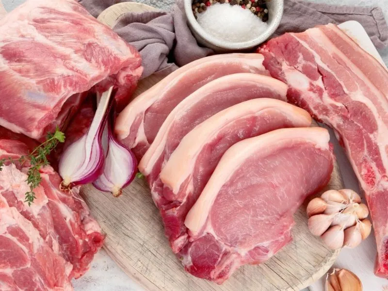 Chi tiết giá trị dinh dưỡng trong 100g thịt heo