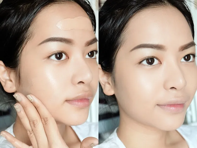  Phủ lại lớp trang điểm giúp hạn chế dầu thừa, vết kem loang lổ 