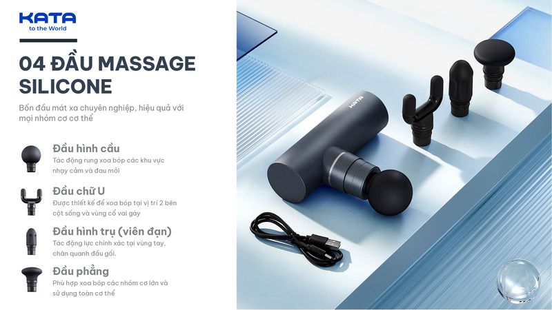 Cách sử dụng súng massage cầm tay hiệu quả và khoa học