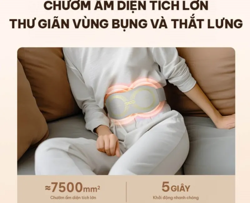 Top 3+ máy massage lưng dưới 5 triệu bạn nên sở hữu nhất từ thương hiệu SKG 