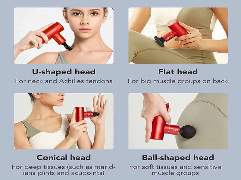 Súng massage giúp duy trì và trẻ hóa làn da