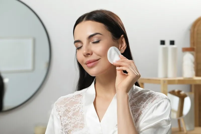  Thao tác nhẹ nhàng để loại bỏ vết bụi bẩn trên mặt 
