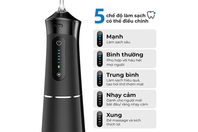 Gợi ý sản phẩm tăm nước mang lại hiệu quả làm sạch răng nhanh chóng